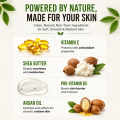 RaGaNaturals applying lotion to hand showing smooth non-greasy finish and comfortable skin feel