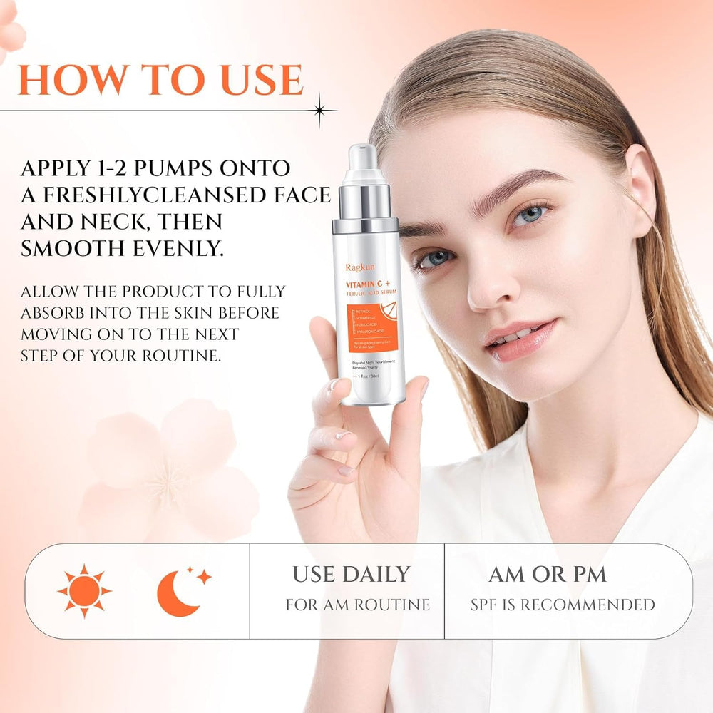 Ragkun 1‑oz bottle beside a coin showing compact travel-friendly benefit