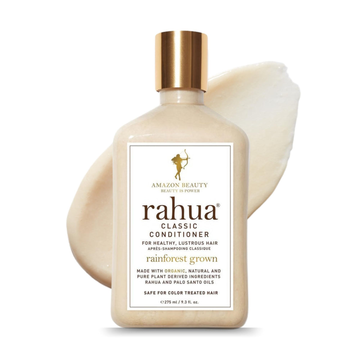 Rahua front packaging showing bottle and branding for lush, nourishing conditioning