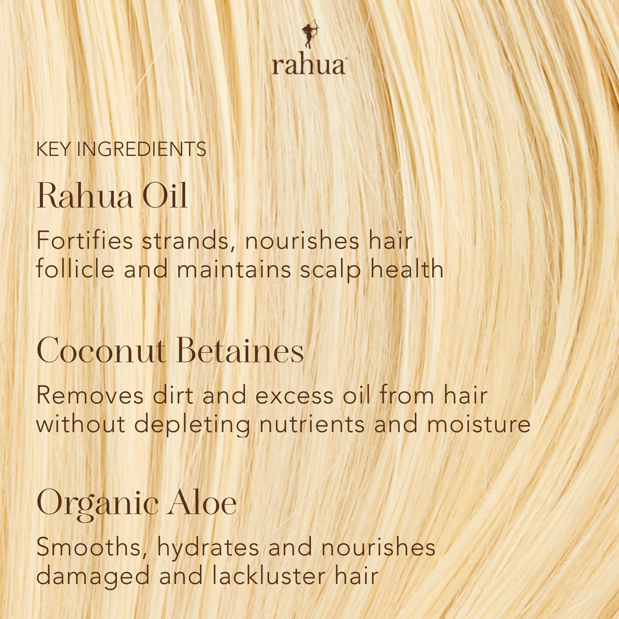 Rahua creamy conditioner texture close-up that conveys smooth detangling and hydration