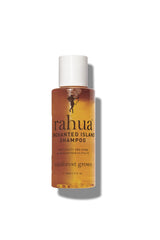 Rahua front bottle showing product and travel size benefit