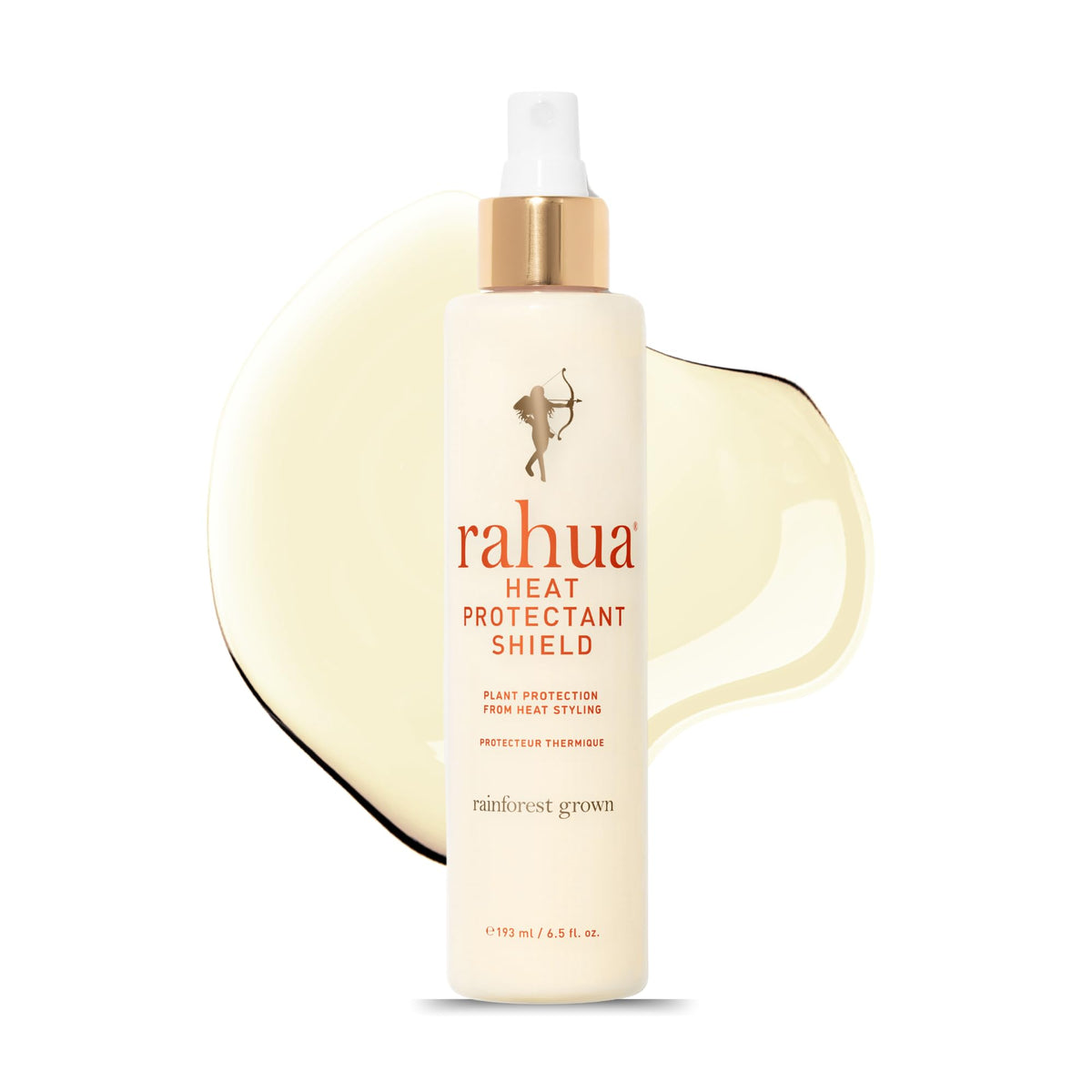 Rahua front packaging showing heat protectant and natural benefits