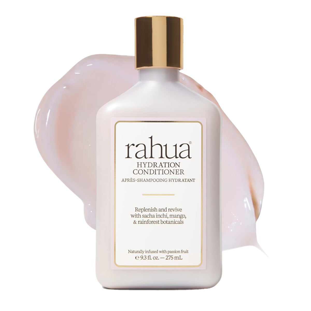 Rahua front bottle displaying hydrating conditioner benefits