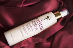 Rahua label closeup emphasizing natural ingredients and transparency