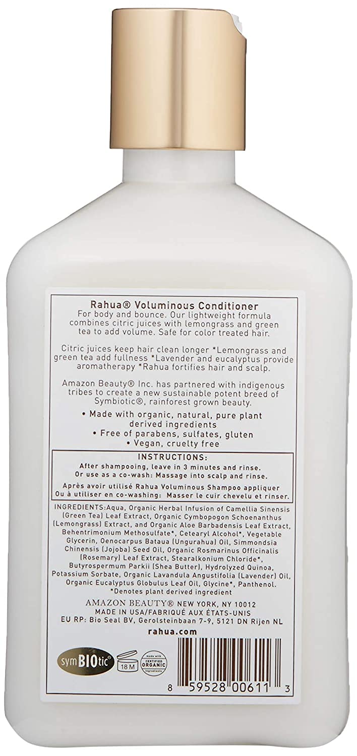 Rahua shampoo and conditioner pair emphasizing routine for added volume