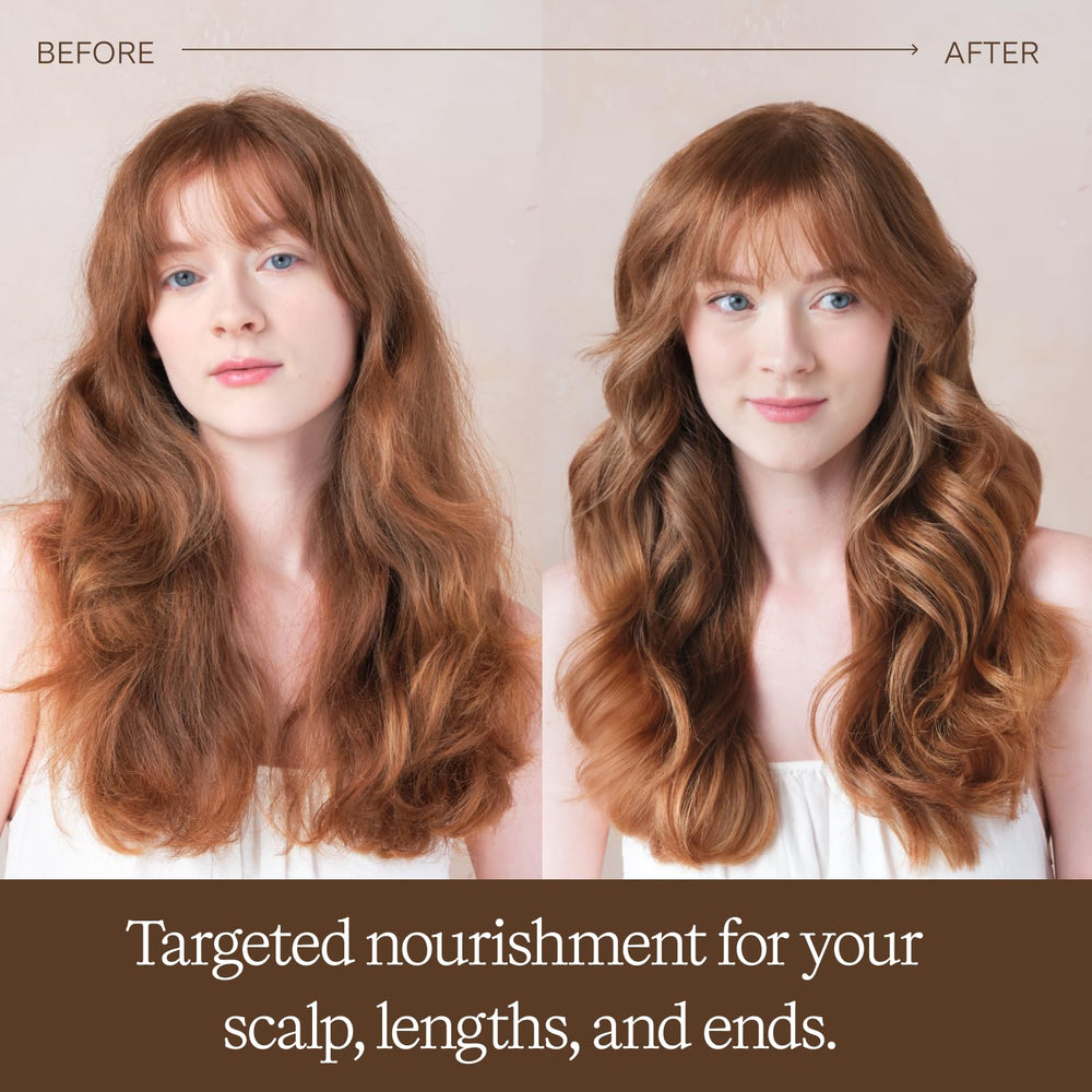 Rahua shampoo with palo santo botanicals showing balancing scent benefit