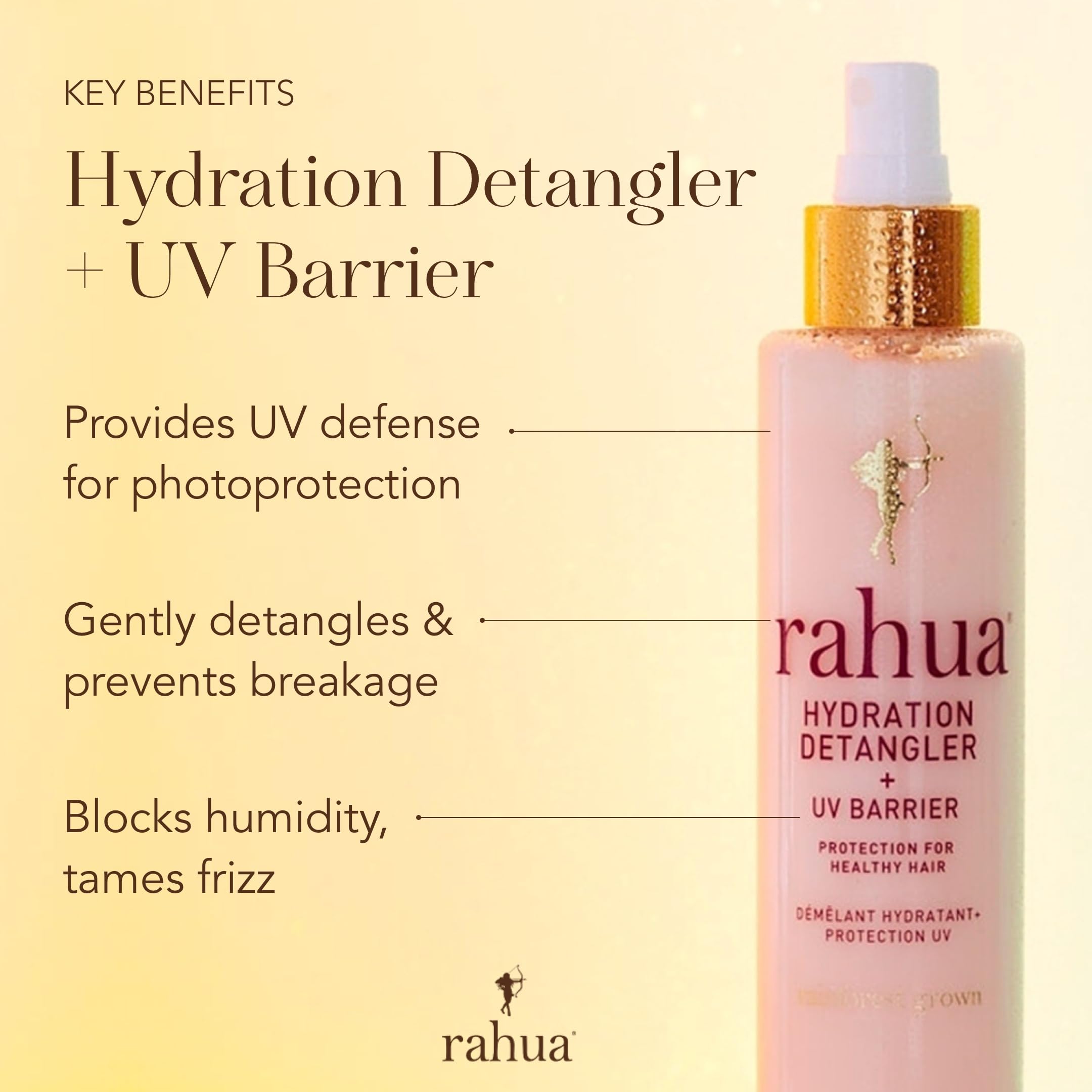 Rahua spray nozzle closeup demonstrating fine mist application