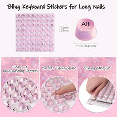 Raised Button keycaps installed on desktop keyboard showing nail protection