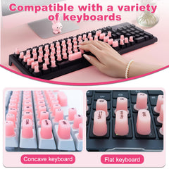 Raisetip size comparison with fingers shows raised height aiding nail clearance