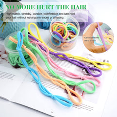 Random Mood laid out color palette of macaron-inspired hair bands