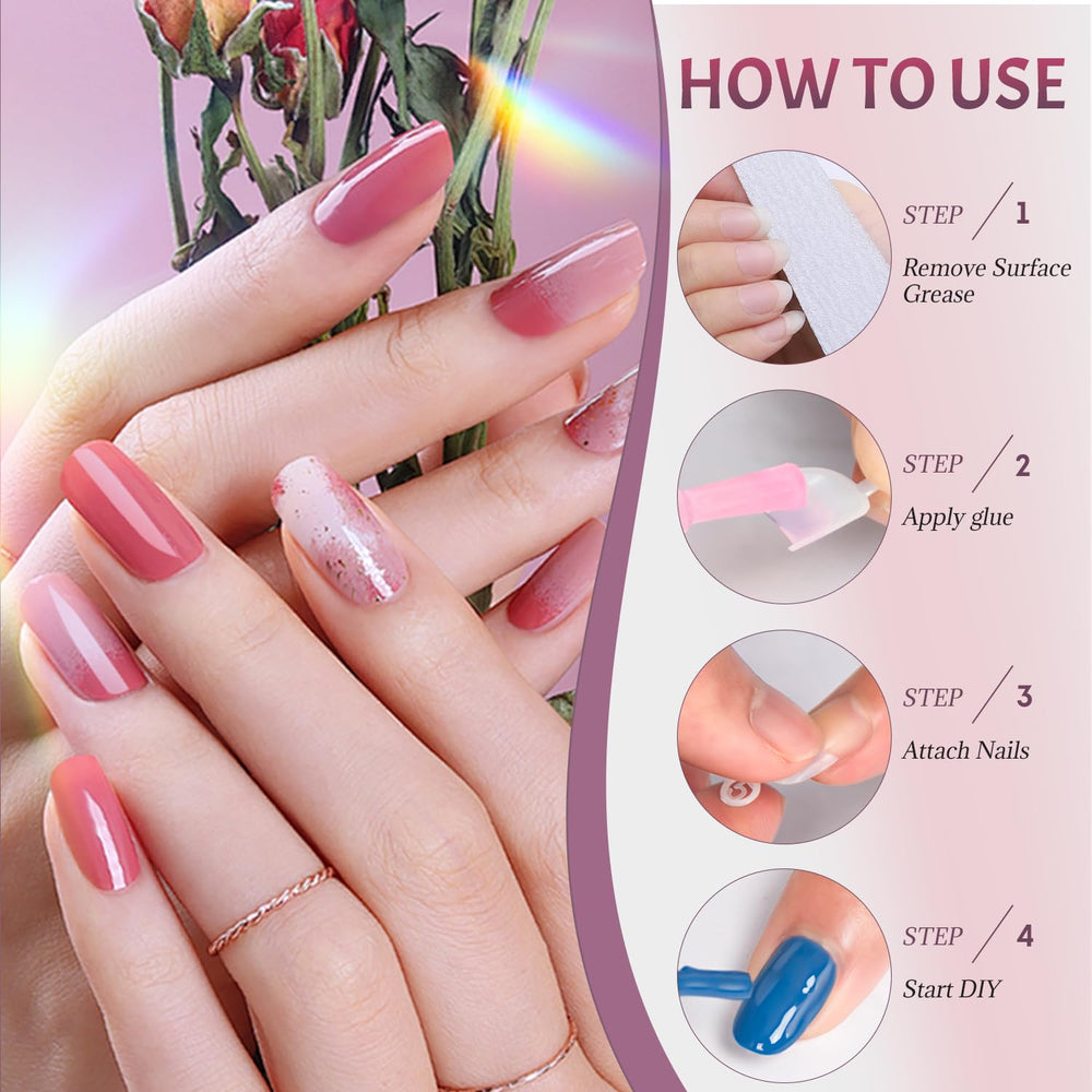 ranrose gel application in use showing compatibility with gel for stronger bond
