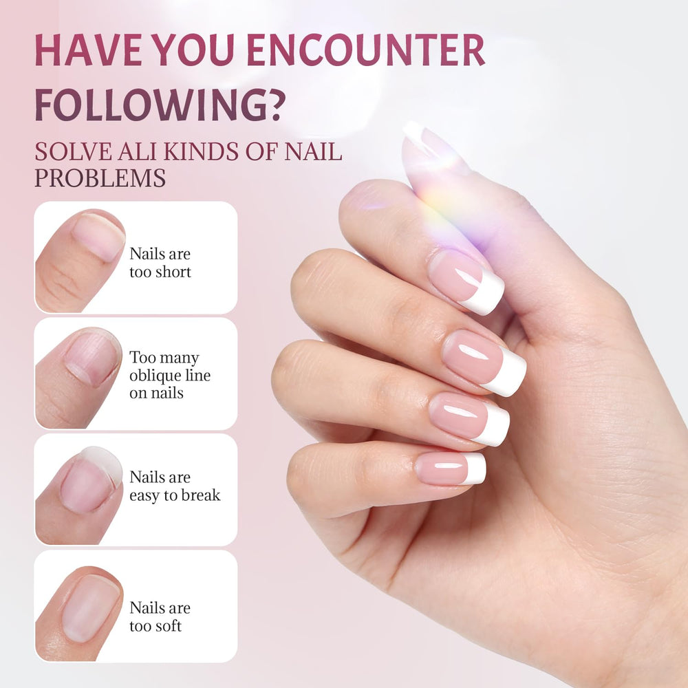 ranrose sample painted French tips demonstrating customizable design potential
