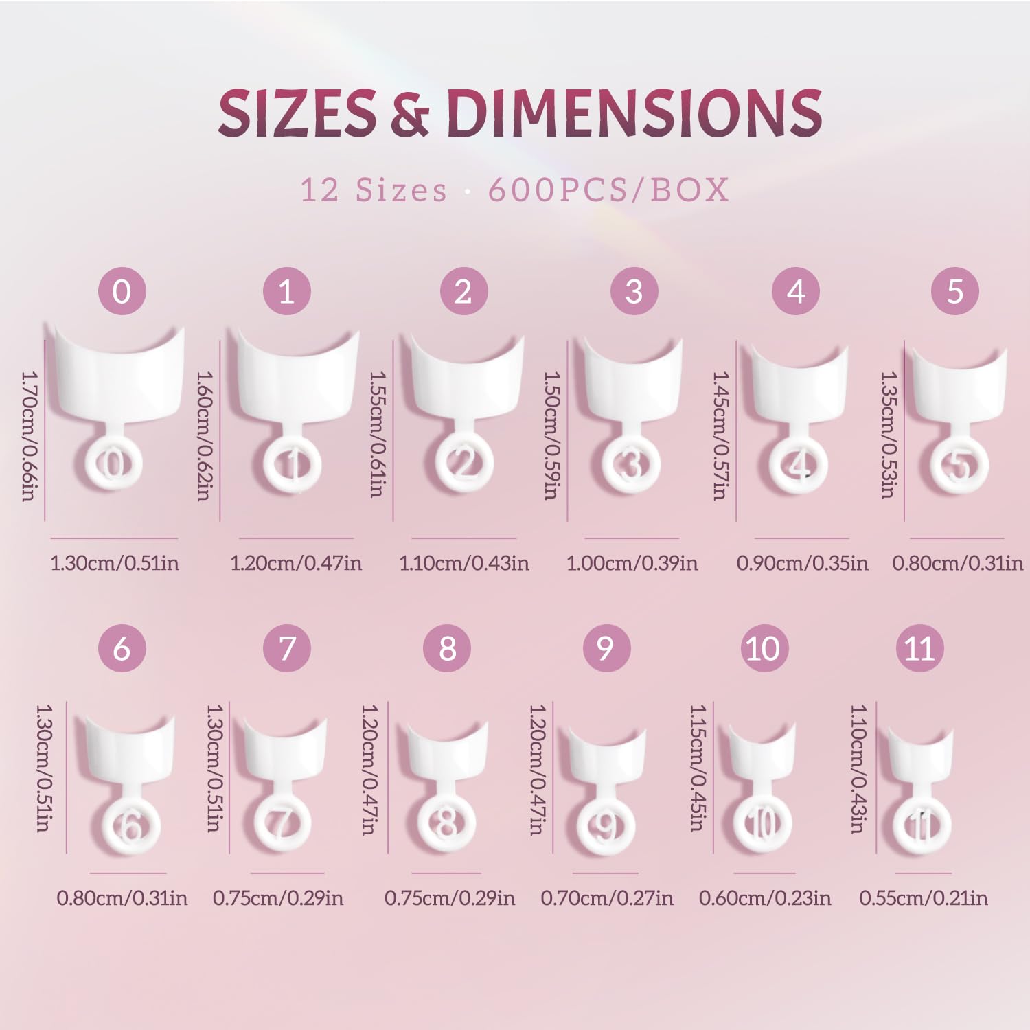 ranrose transparent organizer grid with numbered compartments for fast size selection