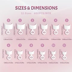 ranrose transparent organizer grid with numbered compartments for fast size selection