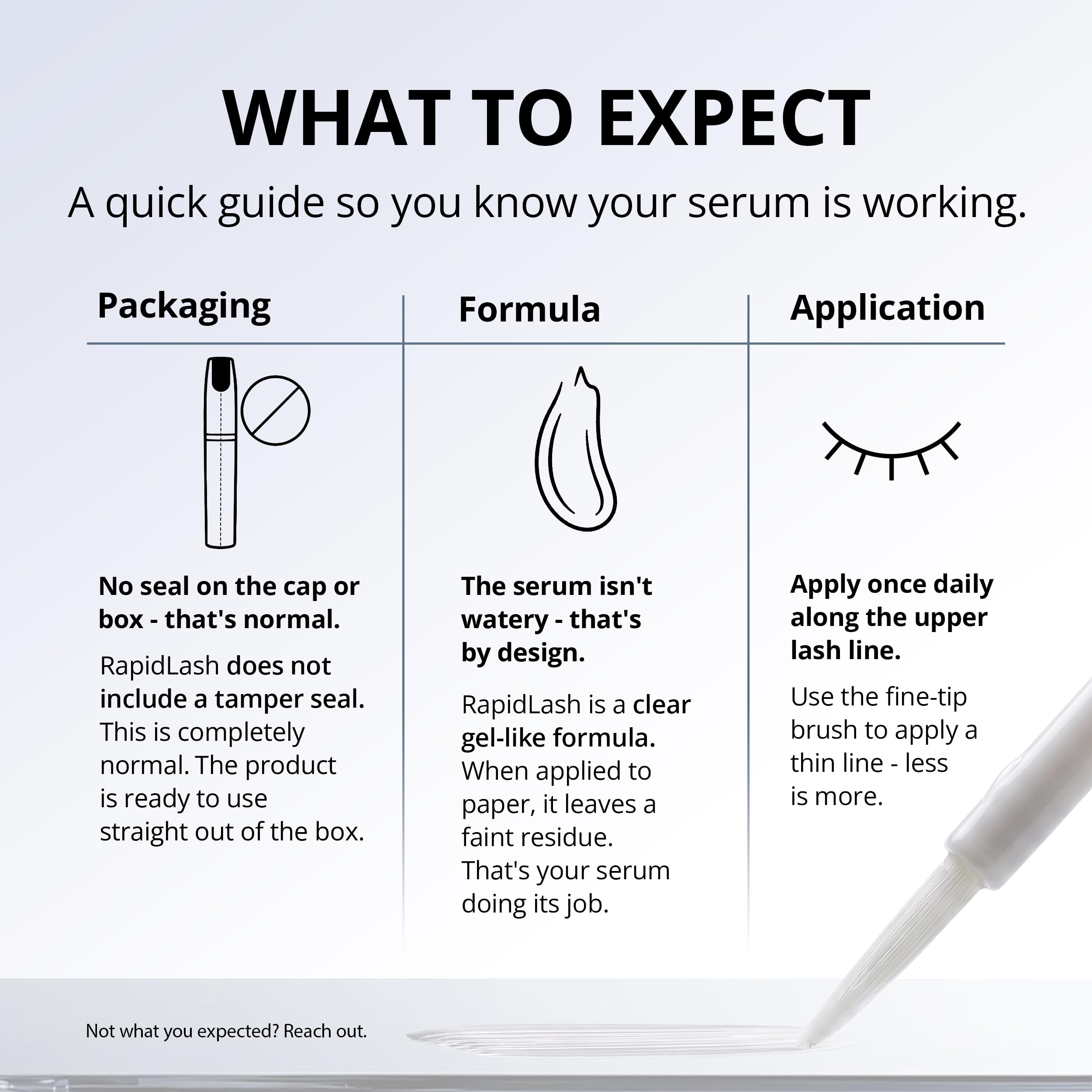 RapidLash with biotin and pumpkin seed visuals illustrating nourishing formula