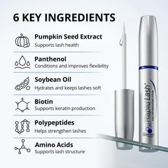 RapidLash 3 mL tube next to ruler to show small compact size