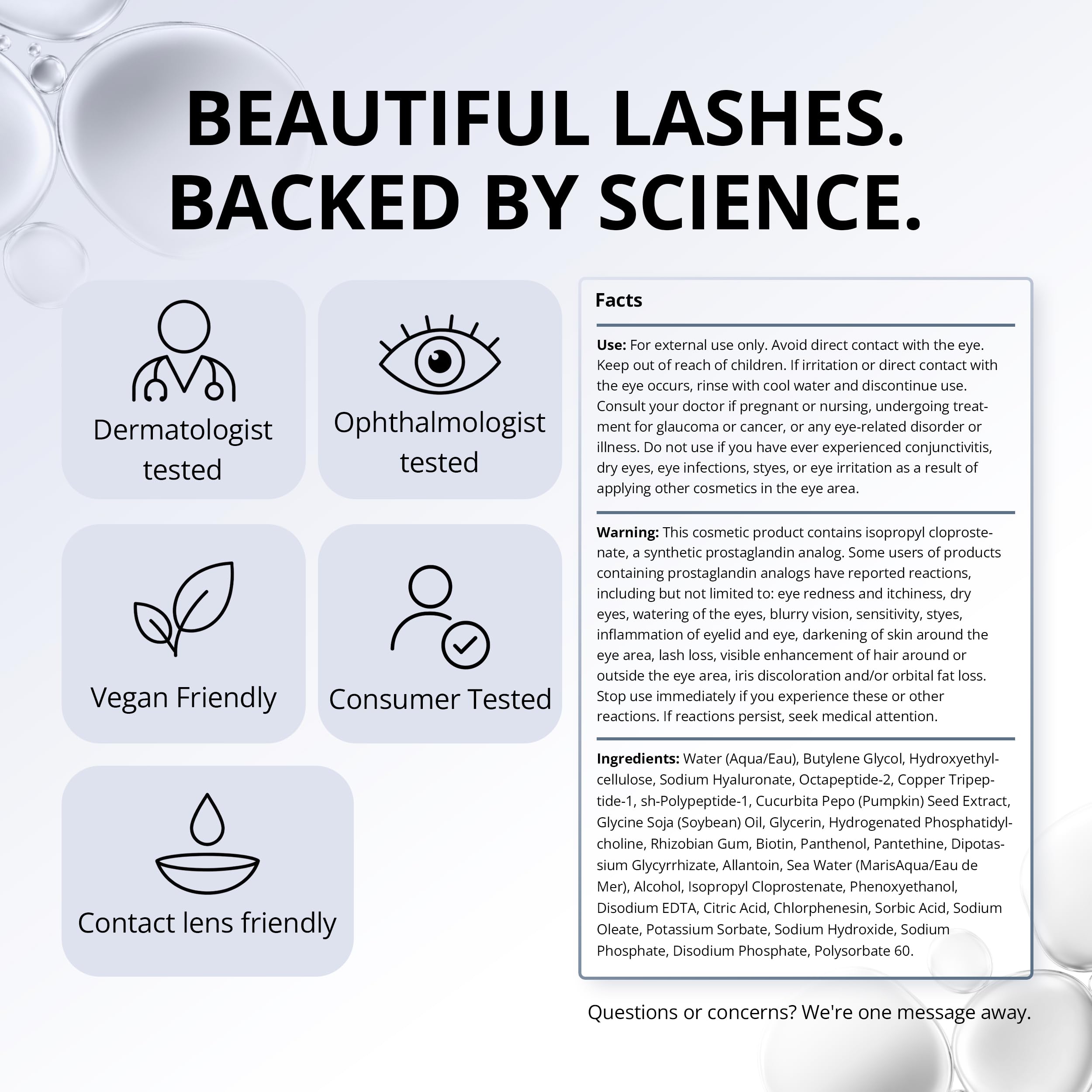 RapidLash being applied along upper lash line for conditioning benefit
