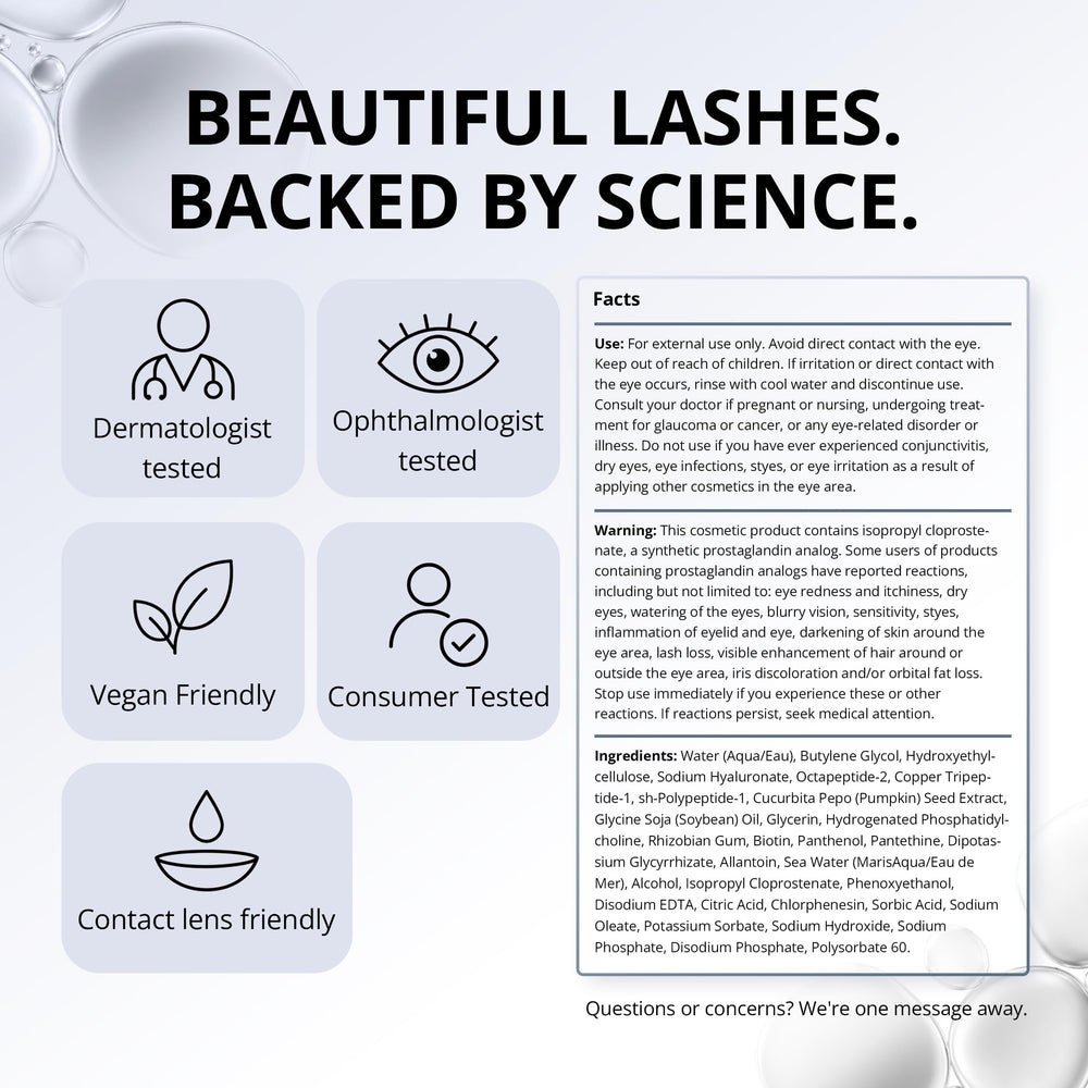 RapidLash being applied along upper lash line for conditioning benefit