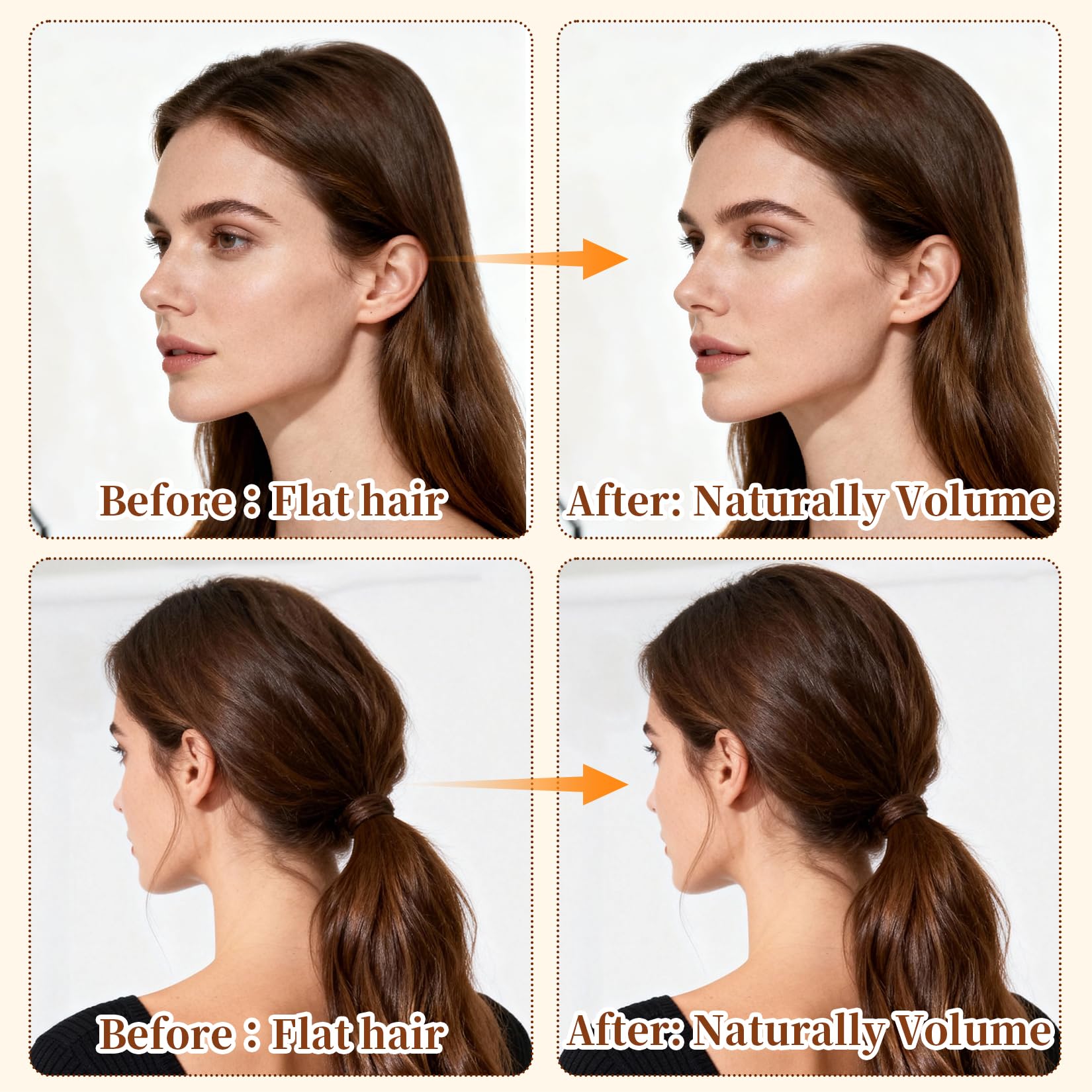 RAQEHO back-of-head bun shaped with mesh for round fullness and smooth silhouette