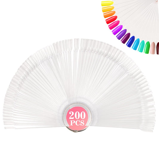 RAQEHO front view of clear fan swatches showing organized colors benefit