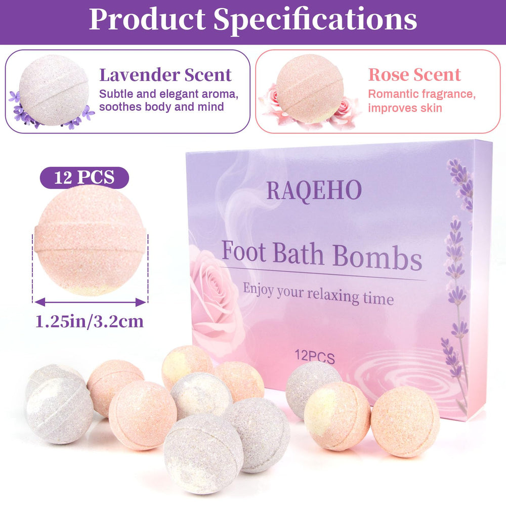 RAQEHO individually wrapped foot bomb highlighting portability