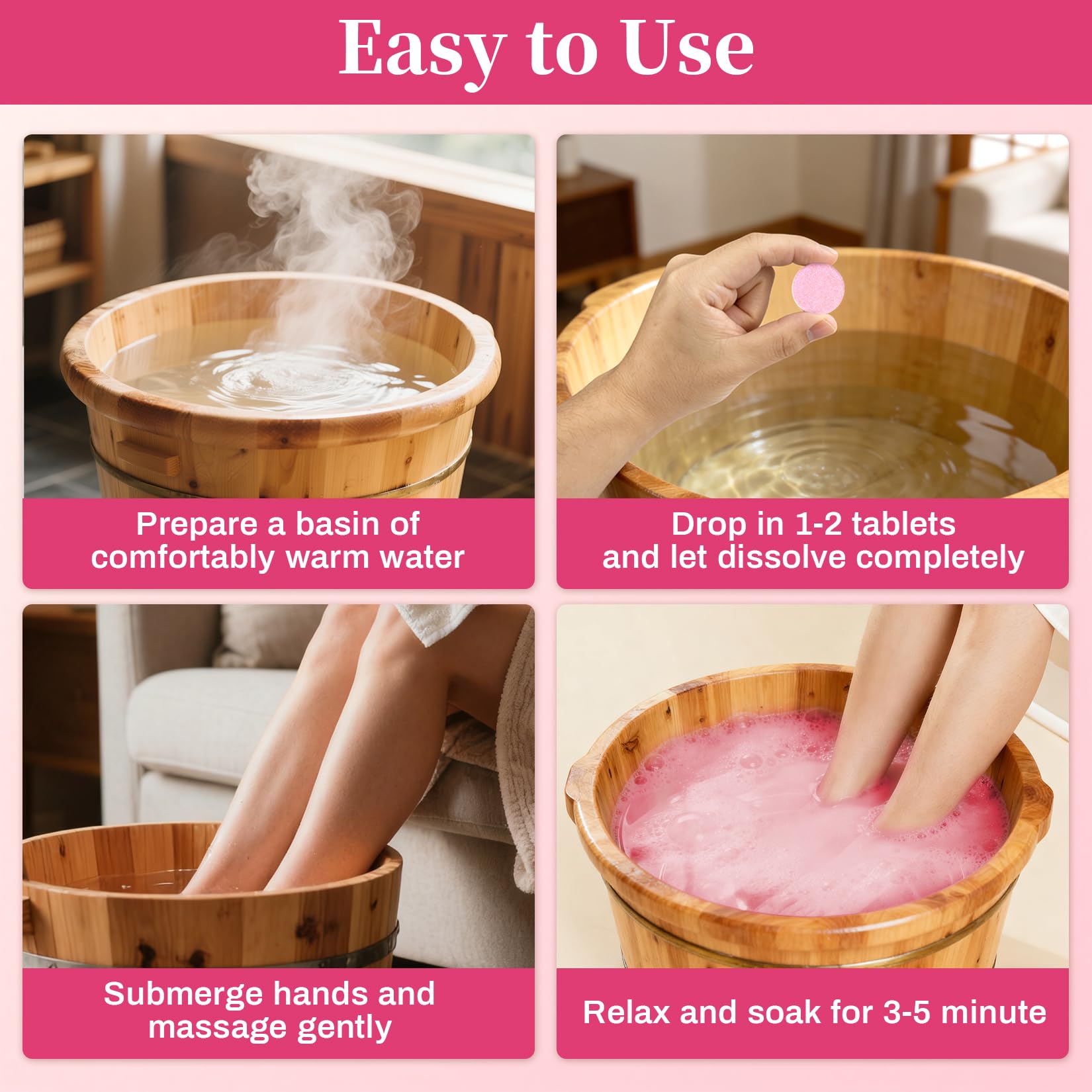 RAQEHO open jar displaying 40 tablets for compact, mess-free nail prep
