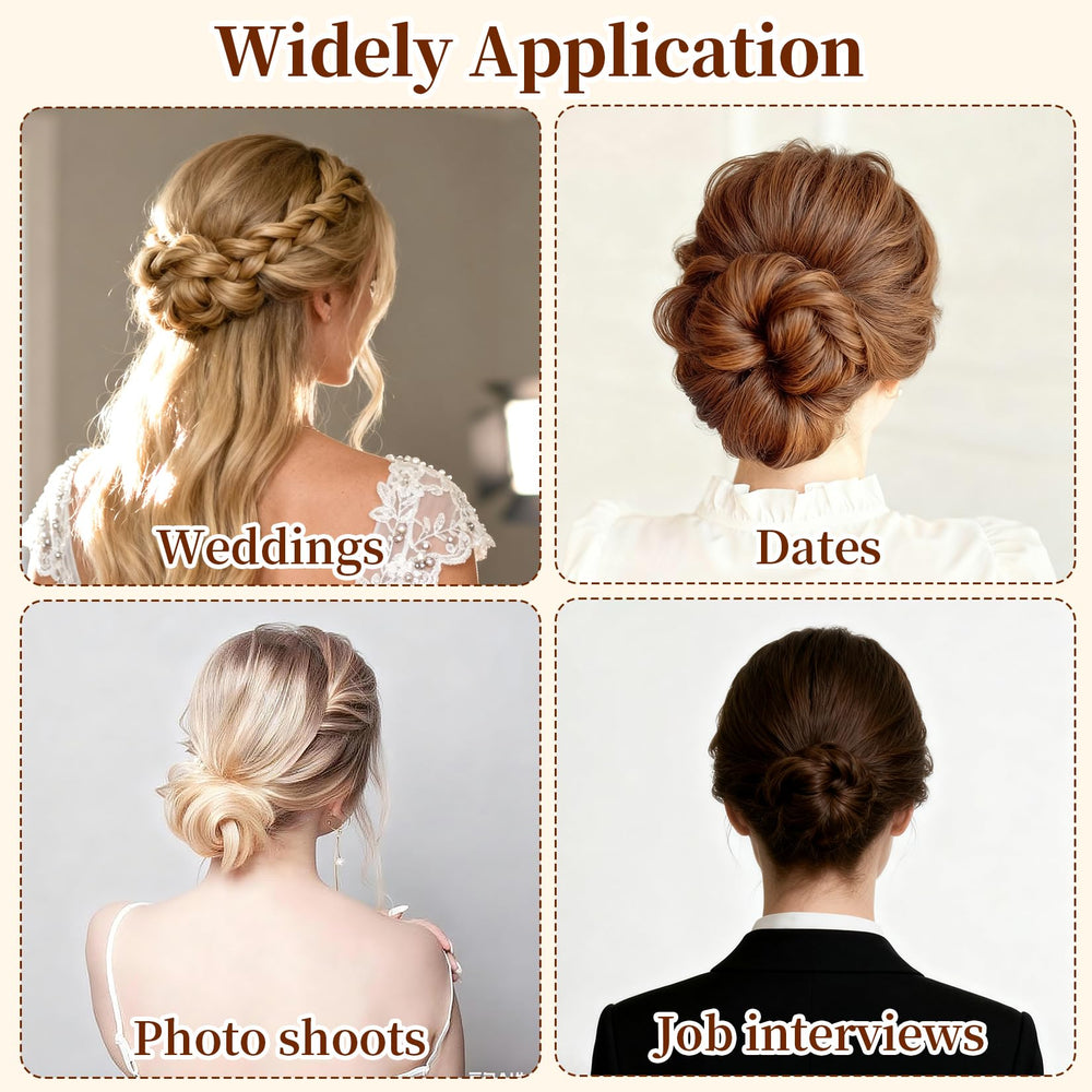 RAQEHO styled bridal updo using mesh for lifted crown and polished, long-lasting look