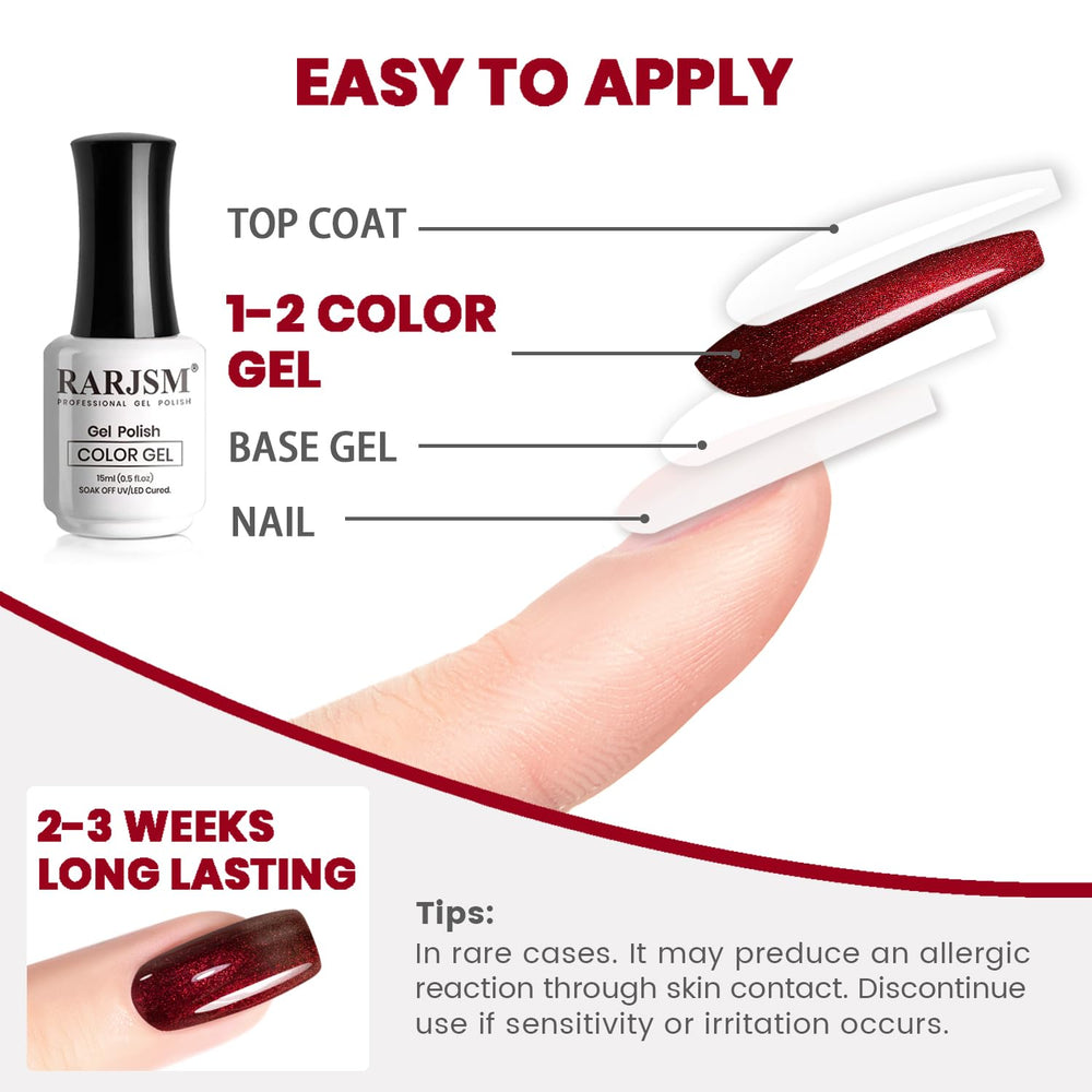 RARJSM 15ml label detail highlighting exact volume and salon-grade finish