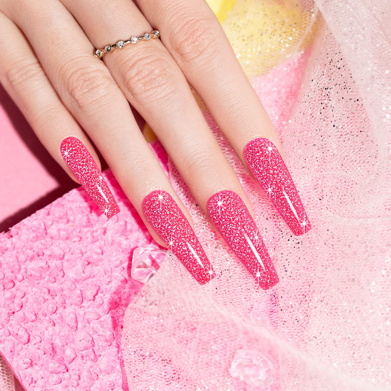 RARJSM application brush stroke on nail showing smooth self-leveling coverage