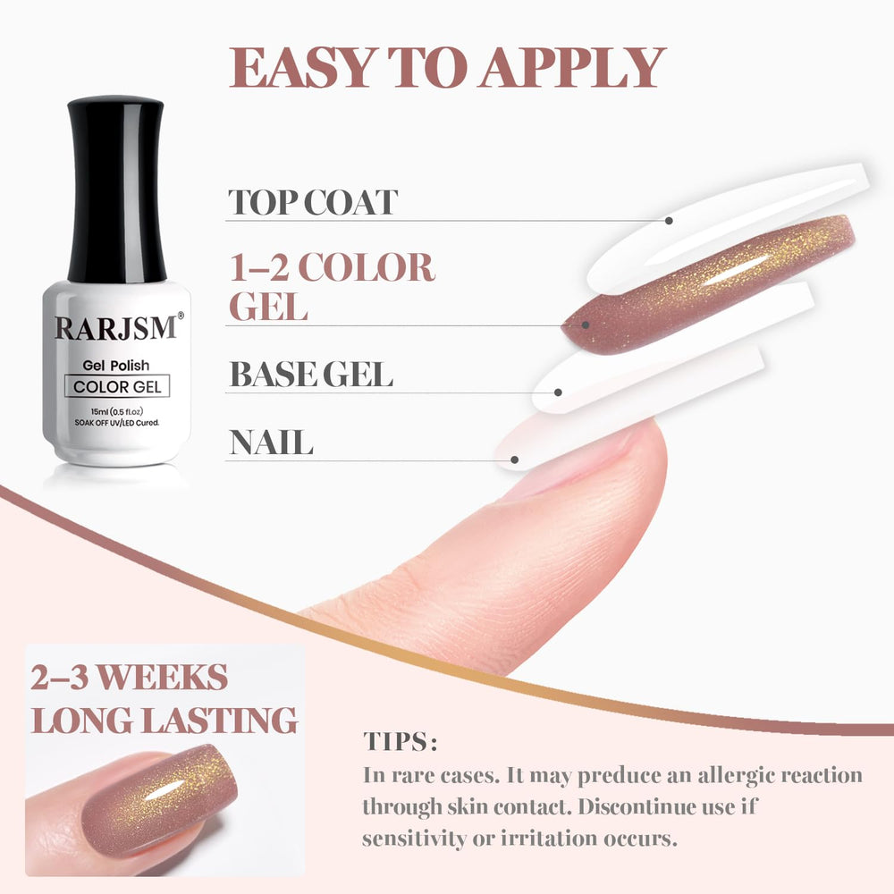 RARJSM application in salon showing cured shine and professional finish