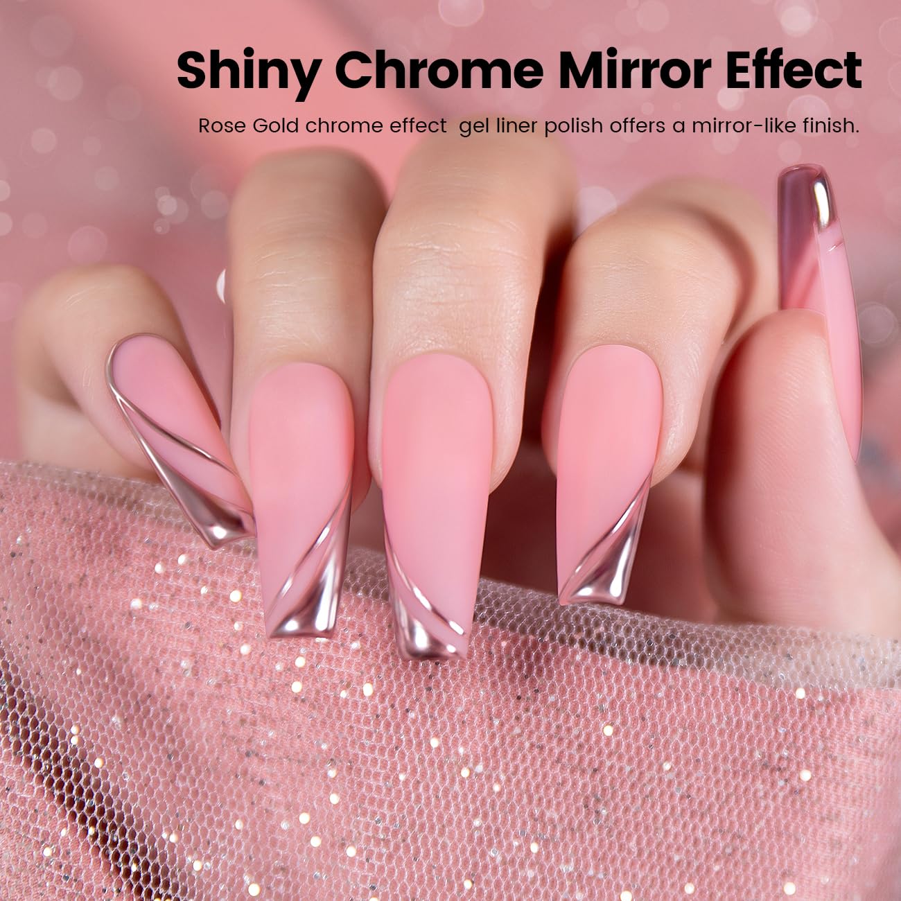 RARJSM applied on nails in salon demonstrating crisp lines and professional result