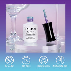 RARJSM curing under LED lamp demonstrating proper gel application and fast drying