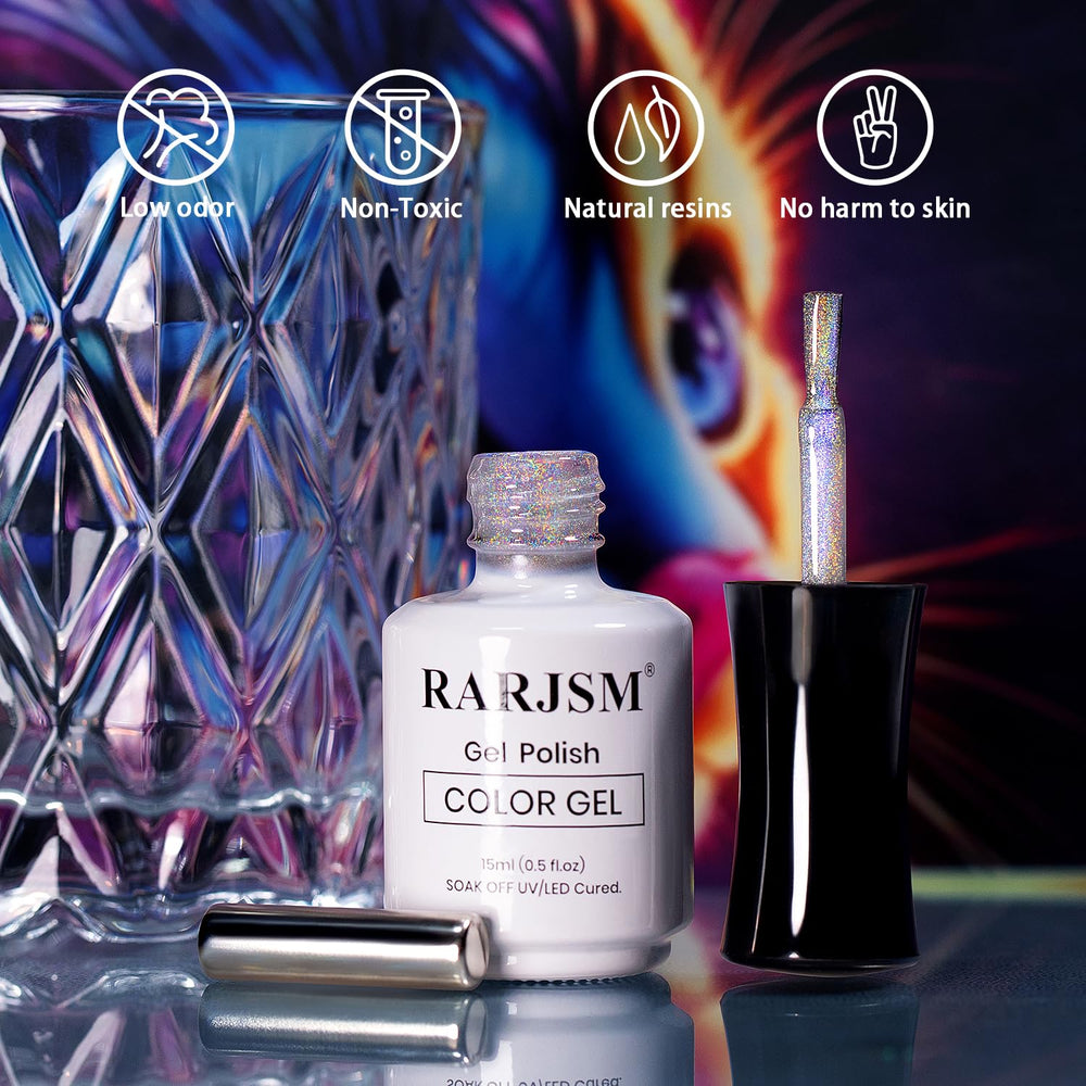 RARJSM before and after nails showing dramatic transformation and polish durability