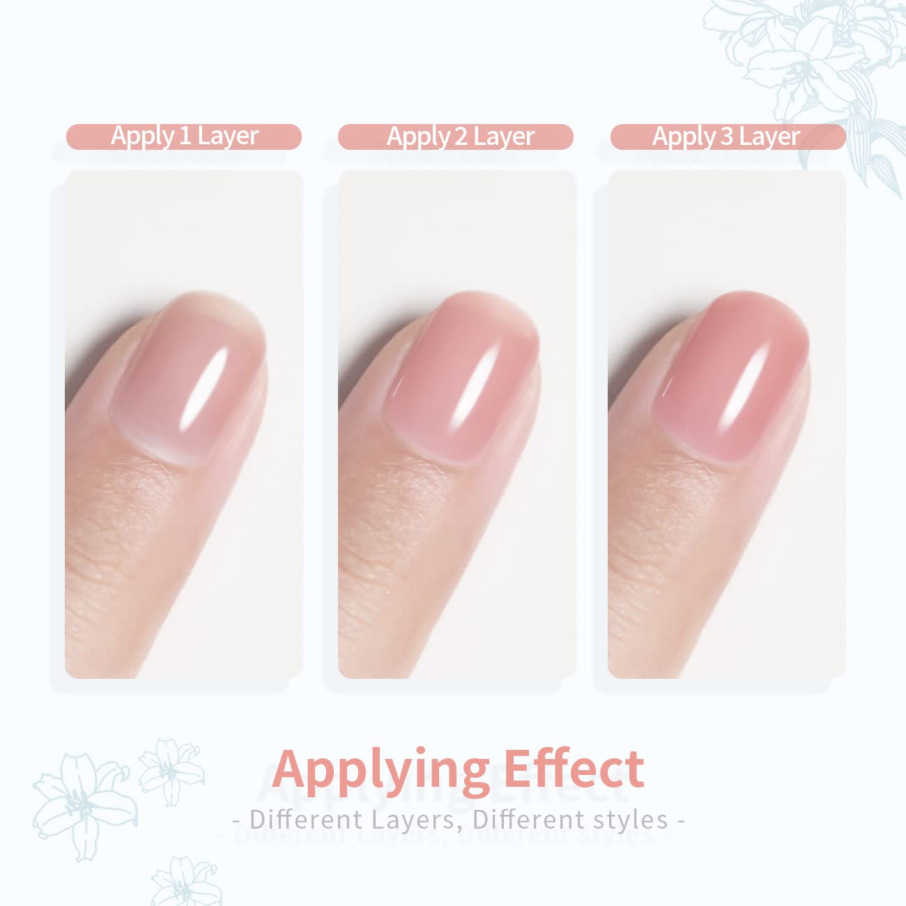 RARJSM before and after manicure demonstrating natural, polished finish durability