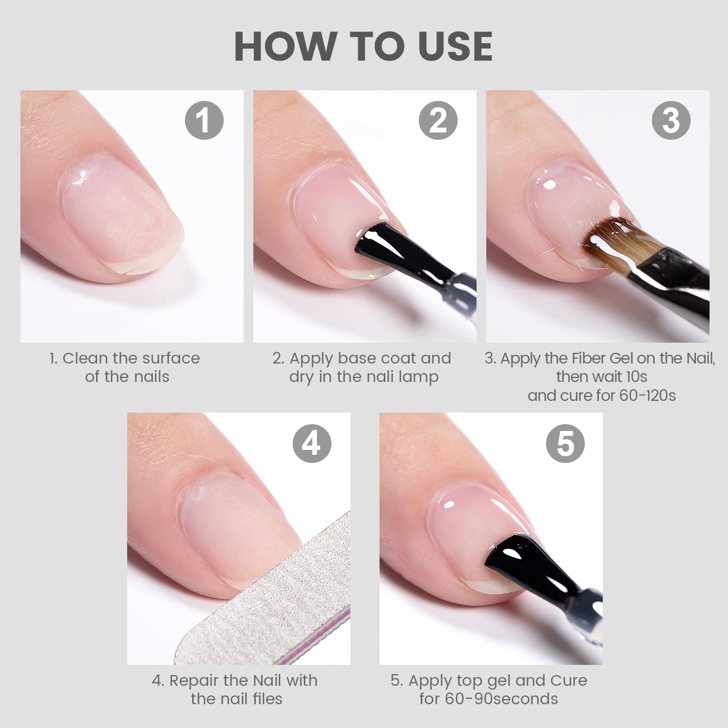 RARJSM before and after repaired nail comparison showing visible strength and smoother surface