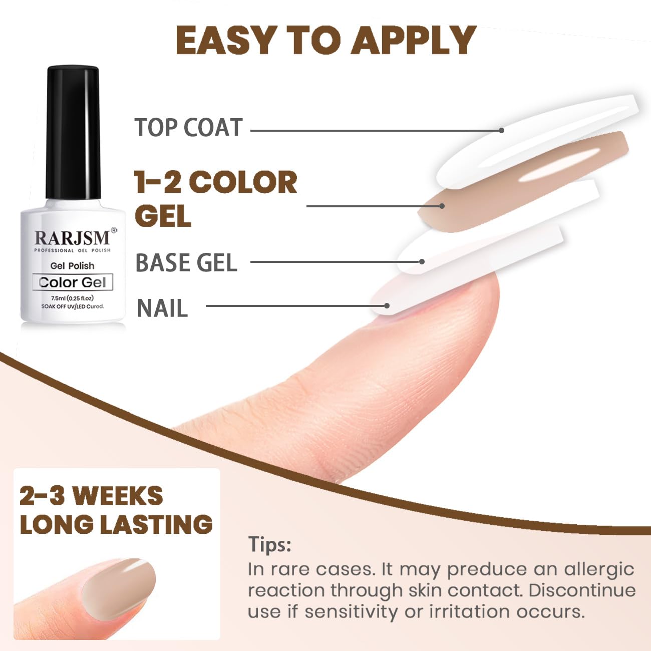 RARJSM before and after nails showing sheer to opaque coverage options