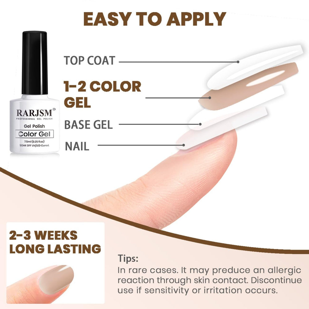 RARJSM before and after nails showing sheer to opaque coverage options