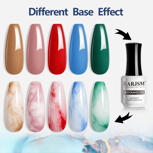 RARJSM close-up brush stroke of clear gel showing smooth application benefit