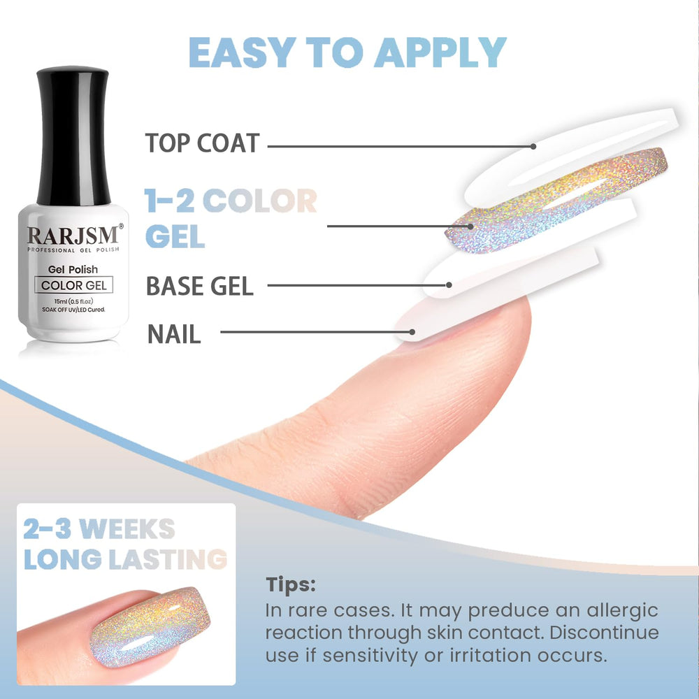 RARJSM bottle next to a hand showing scale and easy home salon 15ml quantity