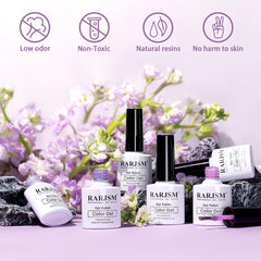 RARJSM bottle cap and brush detail illustrating easy application benefit