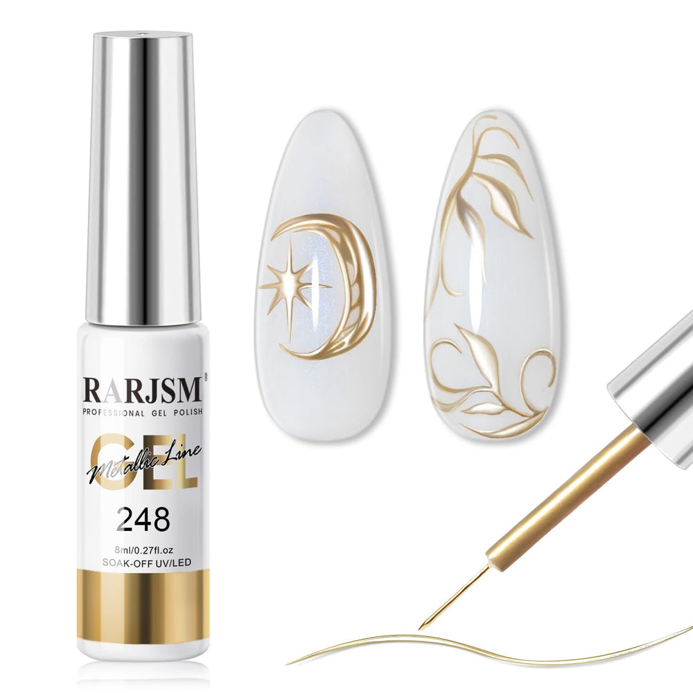 RARJSM bottle front view showing bronze-gold liner and convenient cap