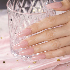 RARJSM brush spreading icy jelly pink base for smooth application