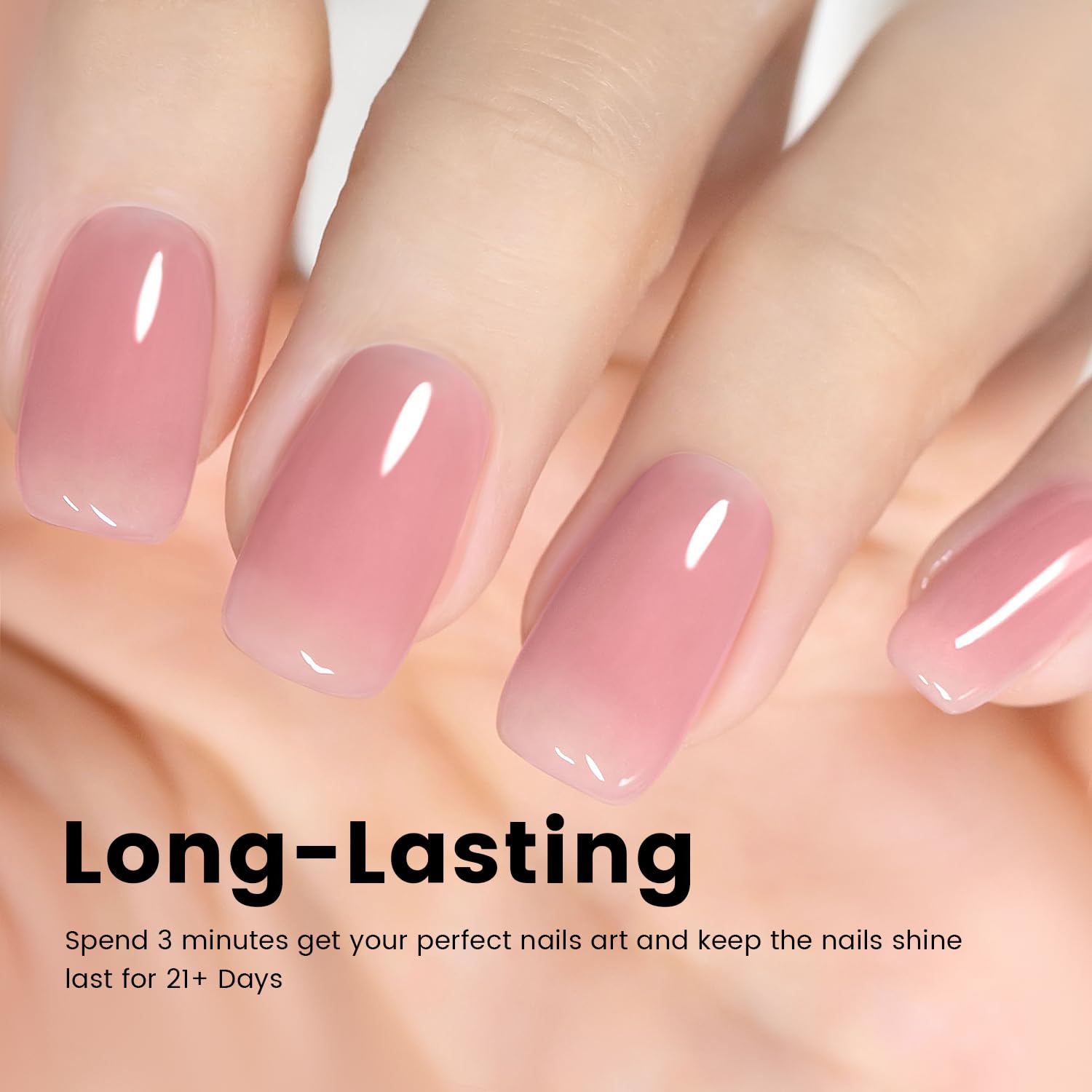 RARJSM brush applying extension gel showing ease of application and precision