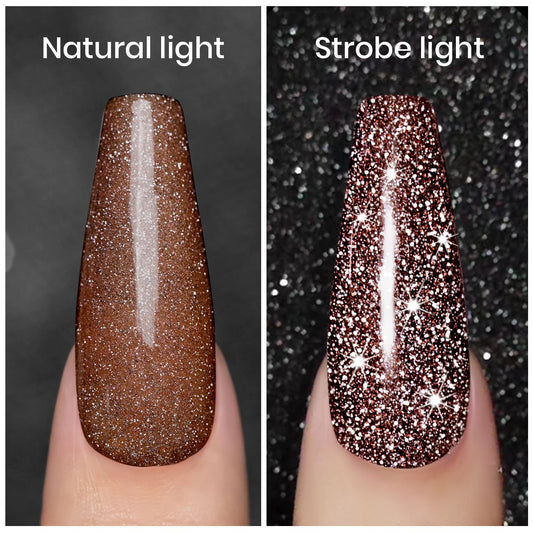 RARJSM brush applying polish demonstrating smooth stroke and even coverage benefit