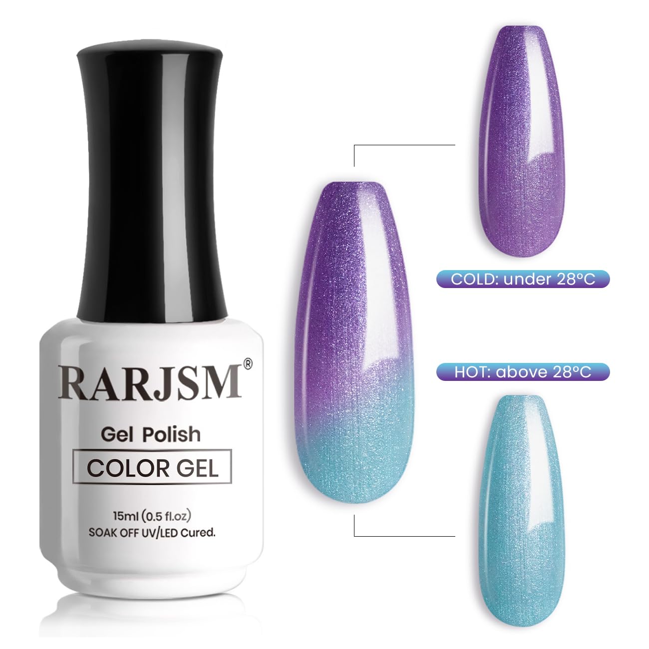 RARJSM brush stroke close-up showing smooth coverage and vibrant pigment payoff