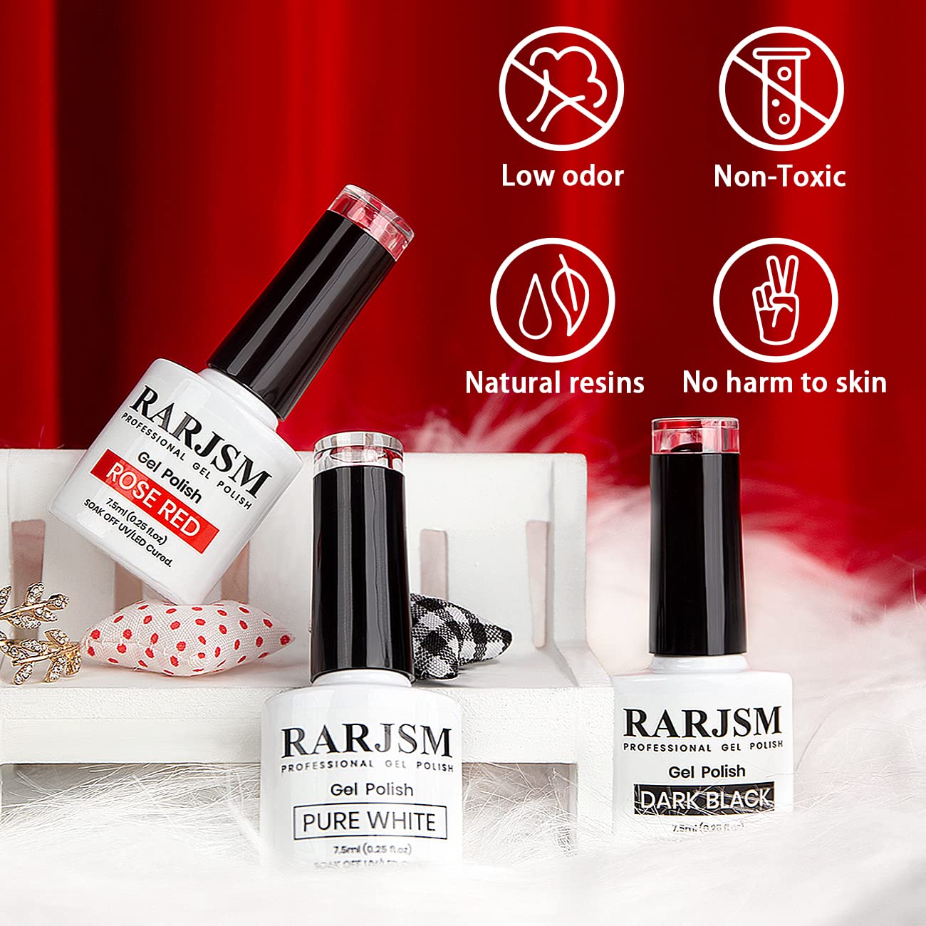 RARJSM close-up brush stroke showing smooth application and control
