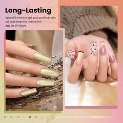 RARJSM close-up of cat-eye streak on nail highlighting reflective gold line for eye-catching depth