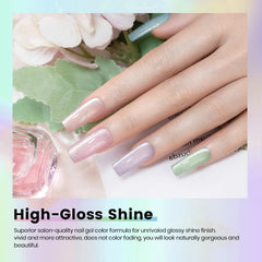 RARJSM magnet effect close-up on nail creating vivid cat-eye line
