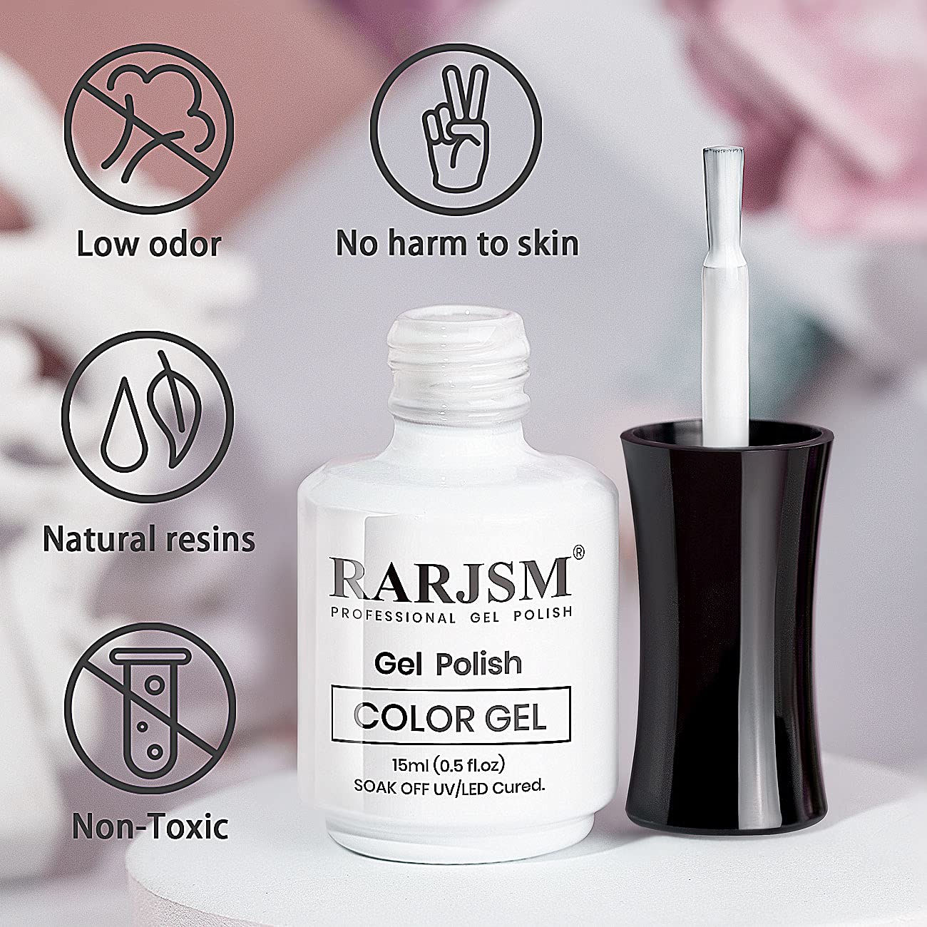 RARJSM close-up gel texture showing creamy consistency for even coats