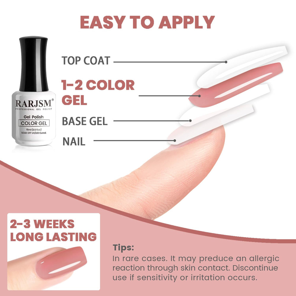 RARJSM closeup sheen and texture highlighting glossy finish and smooth formula